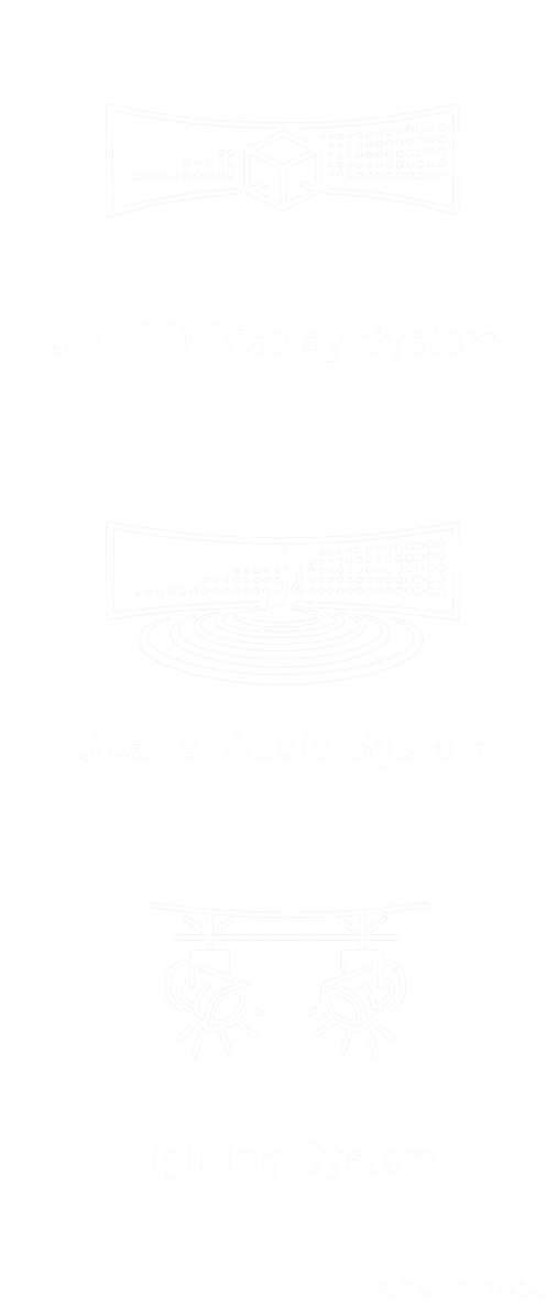 3D LED Display System / Spatial Audio System / Lighting System and more...